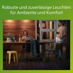 Creek Outdoor wandlamp (60 W), weerbestendige buitenlamp, E27-lamp zonder lamp, zwart
