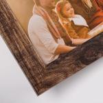 Rustieke fotolijst, 20 x 25 cm, set van 7, wand- en tafelfotolijst, geschikt voor slaapkamer, woonkamer, kantoor of hal