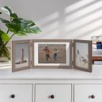 Bilderrahmen Collage Holz 3 Bilder für 10x15 und 13x18 Mehrfach Braun Rustikal Fotorahmen Family Hochzeit Geschenk