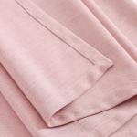 Tischläufer aus Rosa Leinen, 230cm lang, maschinenwaschbar, rustikaler Bauernhaus-Tischläufer für Essen, Feiertage, Partys und den täglichen Gebrauch(Rosa, 230cm)
