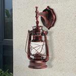 Wandleuchte Retro Antik Vintage Laterne Lampe AußEn Garten Leuchte Wandlampe Antike Industriell Licht Flurlampe Wand Led Eisen Rustikale für Hof Villa Park usw andere Außenberei