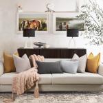 Sofa Set van 2 Chenille Sofa Kussens met Elegant Design, Zacht en Luxe Decoratief Kussen voor Sofa, Bed en Woondecoratie