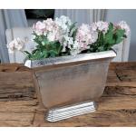 Vaas, bloemenvaas, pokalvaas, decoratieve vaas, decoratief, modern, van metaal, woonkamer en keuken, 36 cm