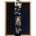 krijtbord, 60 x 80 cm, meerkleurig
