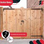 Loadband met blokken, 600 mm, gepoedercoat staal, deurband met kogellagers, scharnier, zwart, links en rechts, laadbanden, deurband, houten deur, tuindeurband