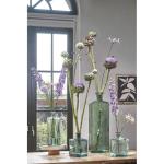 Glazen fles Guan - H26 x Ø21 cm - gerecycled glas - groen