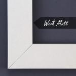 Fotolijst Monaco, 20 x 60 cm, fotolijst, wit mat, posterlijst