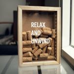 Rustikale Schattierbox aus Naturholz mit Lichtern, LED-beleuchtete Vitrine für Weinkorken, Tickets und kreative Ausstellungen, künstlerische Präsentationen, 20,3 x 27,9 cm