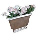 Vaas, bloemenvaas, pokalvaas, decoratieve vaas, decoratief, modern, van metaal, woonkamer en keuken, 36 cm
