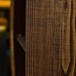 Houten vat huisbar met LED-verlichting - wijnkast in retro stijl - wijnvat bar - houten rek - houten bar 80 cm hoog - naaldhout - vatbare statafel en flessenstandaard (wengé)
