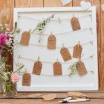 Ginger Ray Alternatief Wedding Guestbook Russisch land, wit