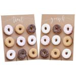 Donut Wall alternatieve donutwand stand "Rustic Country" (2 stuks) bruiloft taartdecoratie