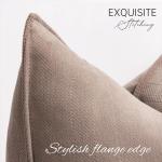 Sofa Set van 2 Chenille Sofa Kussens met Elegant Design, Zacht en Luxe Decoratief Kussen voor Sofa, Bed en Woondecoratie