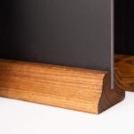 Krijtborden UK A4 Tafel Top Krijtborden met Plint (Pak van 5), Hout, Rustiek Bruin, 36 x 24 x 22 cm