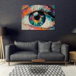 salontafel, mangohout & ijzer, rond, laag, woonkamer, industriële mandtafel, h x d: 36 x 67 cm, verschillende Kleuren: